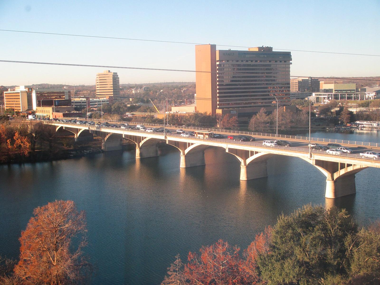 Congress Ave. Bridge atop Lake Lady Bird, Austin, TX IMG 6286